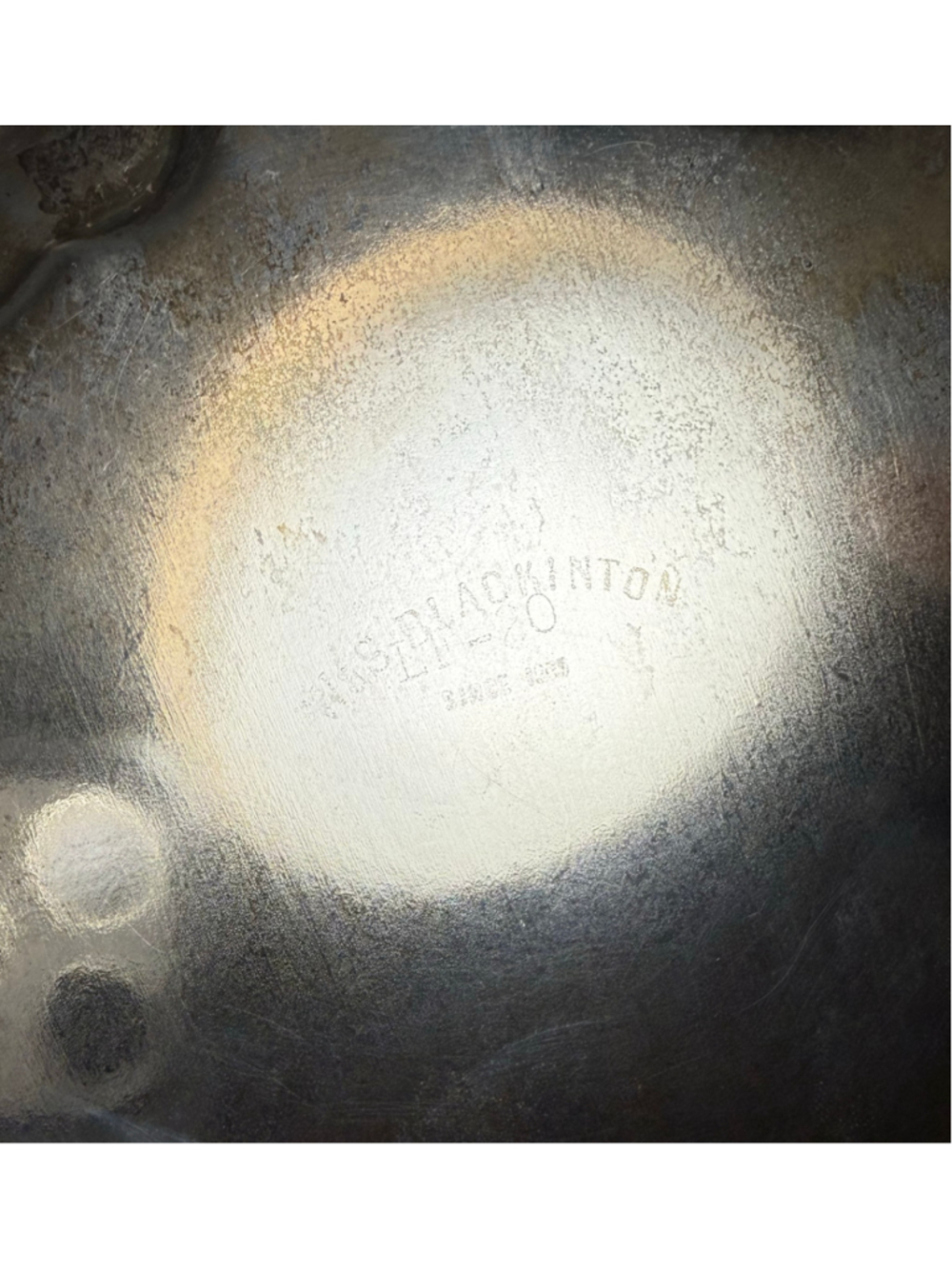 Vtg W. & S. Blackinton Silverplated Footed Serving Tray Ornate Engraved 14.5x11 - Picture 7 of 13